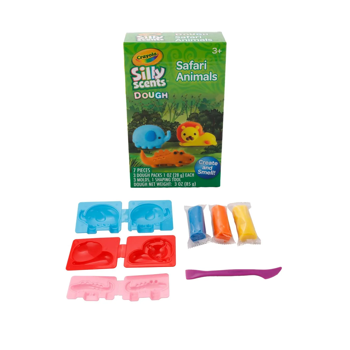 Crayola silly scents set mic animalele din safari cu accesorii, copii varsta 3 ani pana la 12 ani [5]