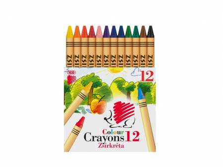 Birotică și Papetărie - Creioane cerate Ico Arici 12/set