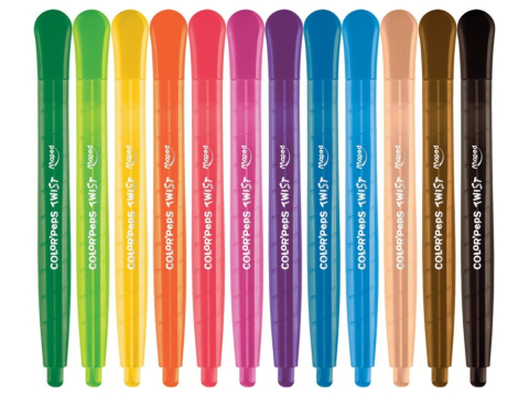 Creioane cerate Maped Color'Peps Twist 12 culori/set [1]