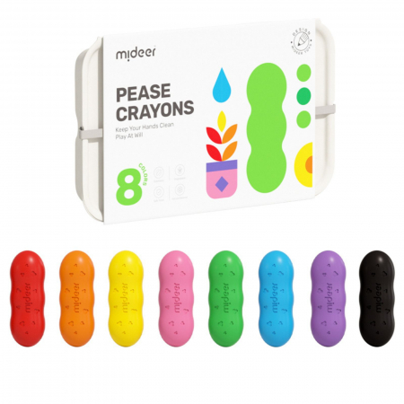 Creioane cerate - Creioane cerate pentru copii, 8 culori
