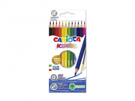 Creioane colorate acuarela, 12 bucati. [0]