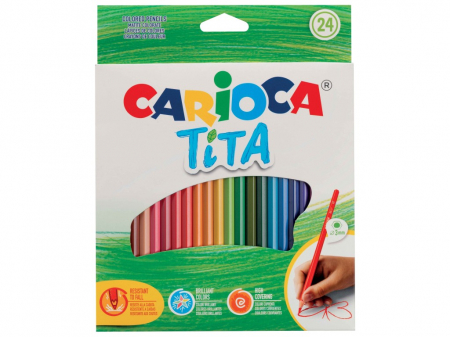 Rechizite Școlare - Creioane color Tita Clasic 24/set