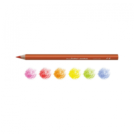 Creioane colorat fluorescente, triunghiulare, 6 culori cutie Carioca Neon. [3]