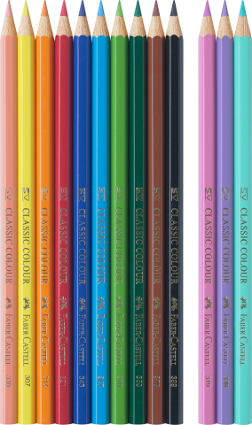 Creioane colorate 10+3 culori unicorni faber-castell [1]