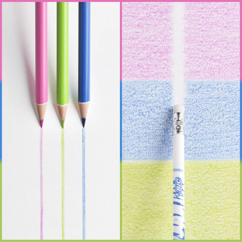 Creioane colorate 12 culori evolution illusion bic [3]
