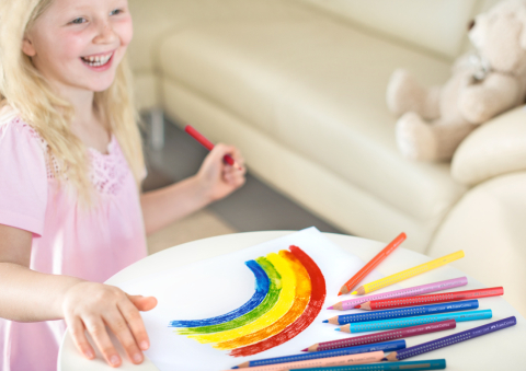 Creioane colorate 12 culori jumbo grip faber-castell [3]