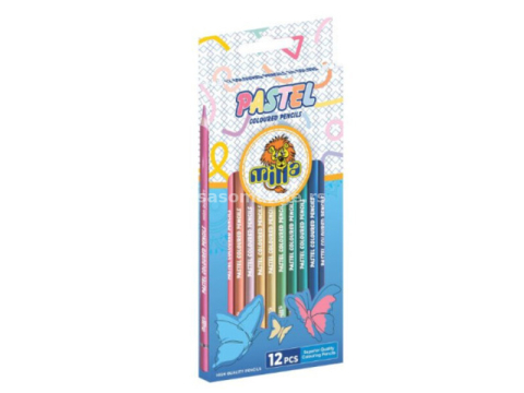 Rechizite Școlare - Creioane colorate 12 culori Milla pastel