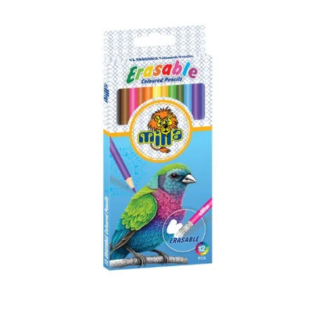 Rechizite Școlare - Creioane colorate 12 culori Milla +radiera