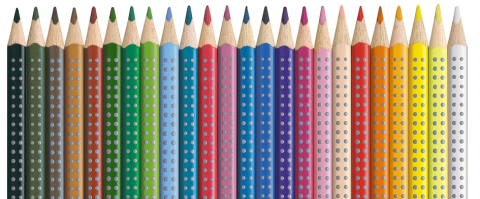 Creioane colorate 24 culori grip 2001 faber-castell [1]