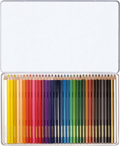 Creioane colorate 36 culori cutie metal eberhard faber [1]