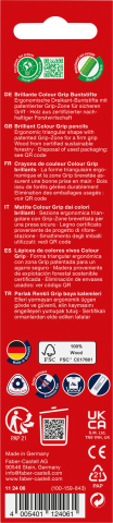 Creioane colorate 6 culori grip 2001 faber-castell [1]