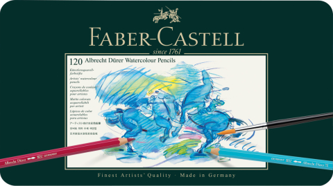 Rechizite Școlare - Creioane colorate acuarela 120 buc  a. durer faber-castell