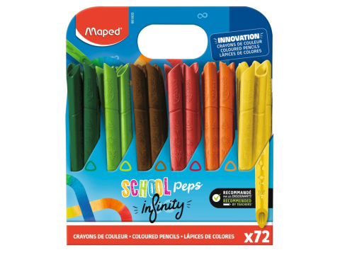 Creioane colorate Maped Color'Peps Infinity 72 culori/set [1]