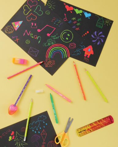 Creioane colorate Maped Color'Peps Neon 12 culori/set FSC [6]