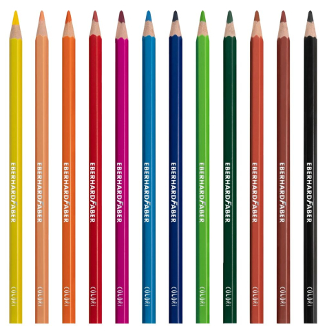 Creioane colorate plastic 12 culori eberhard faber [2]