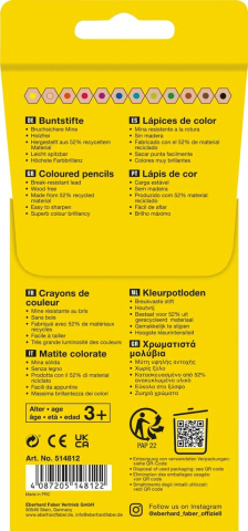 Creioane colorate plastic 12 culori eberhard faber [1]