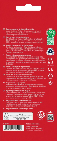 Creioane colorate triunghiulare 24 culori ergonomics faber-castell [1]