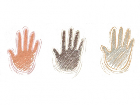 Creioane colorate triunghiulare black edition skin tones Faber-Castell 12 culori/set [4]