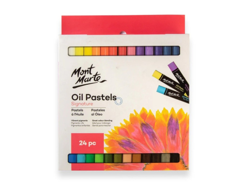 Art & Craft si Artizanat - Creioane Oil Pastel Mont Marte 24/set