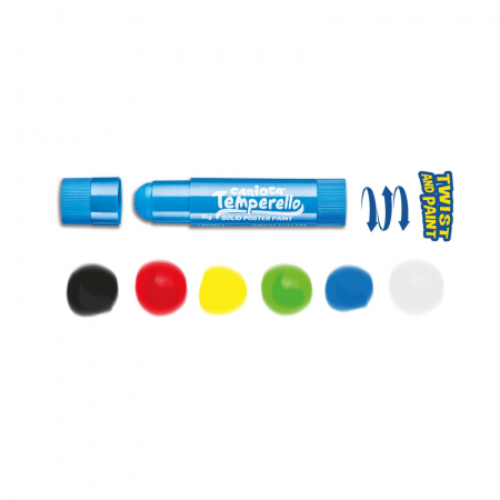 Set creion tempera lavabil Temperello 6 creioane / set. [4]