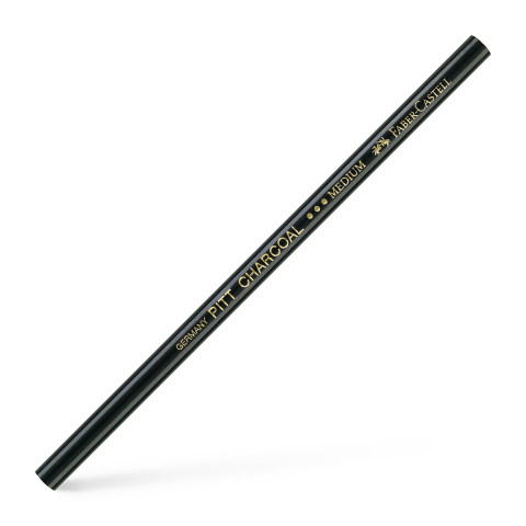 Rechizite Școlare - Creion carbune natural pitt monochrome mediu faber-castell