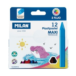 Rechizite Școlare - Creion color 12 cerat maxi milan 022xt12 12 buc