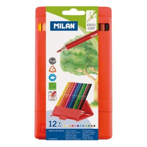 Rechizite Școlare - Creion color 12 milan cutie plastic 0729312