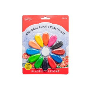 Rechizite Școlare - Creion color 12 plastifiat daco cc713 
