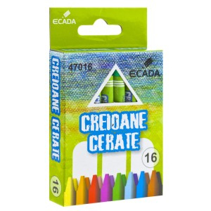 Rechizite Școlare - Creion color 16 cerat ecada 47016 24 buc