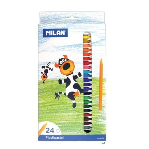 Rechizite Școlare - Creion color 24 cerat milan 022r24