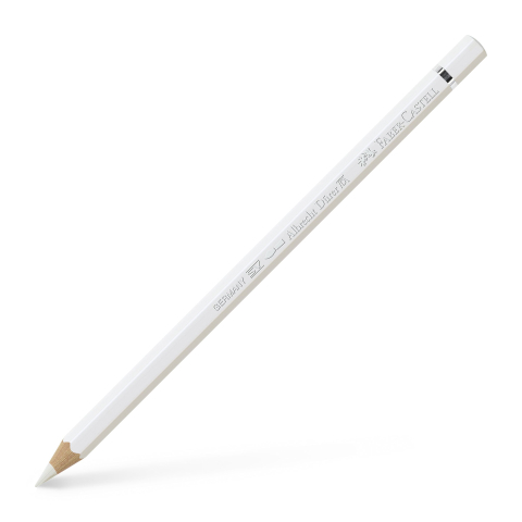Rechizite Școlare - Creion colorat acuarela alb 101 a. durer faber-castell