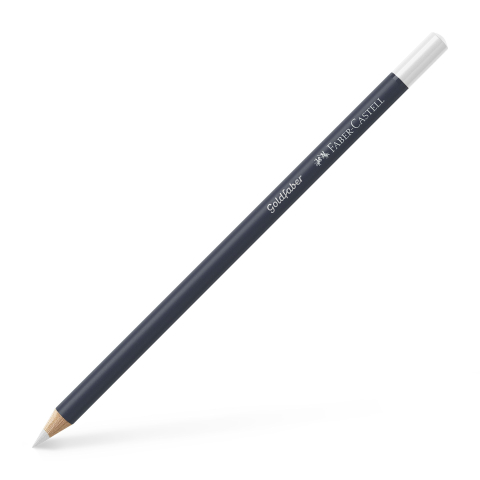Rechizite Școlare - Creion colorat alb 10 goldfaber faber-castell