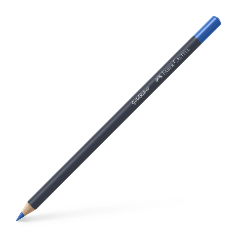 Rechizite Școlare - Creion colorat albastru cobalt 143 goldfaber faber-castell