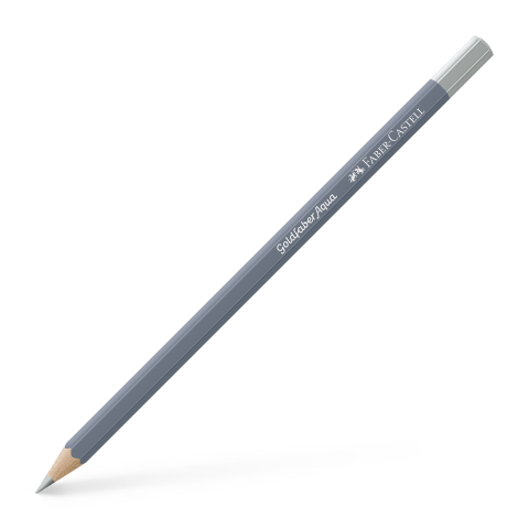 Rechizite Școlare - Creion colorat aquarelle argintiu goldfaber faber-castell