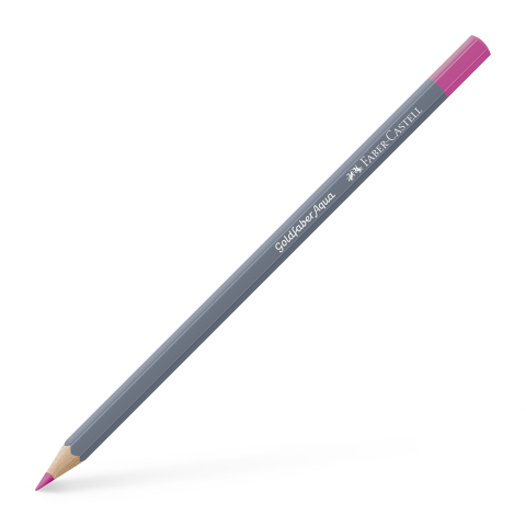Rechizite Școlare - Creion colorat aquarelle fucsia 123 goldfaber faber-castell