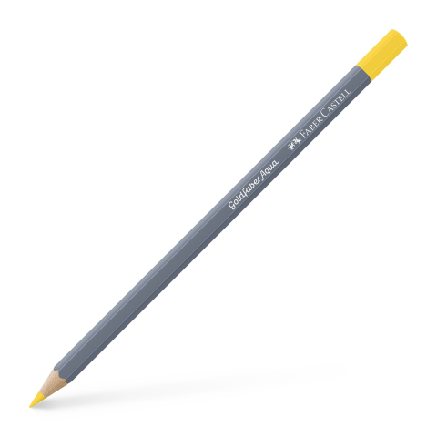 Rechizite Școlare - Creion colorat aquarelle galben cadmium deschis 105 goldfaber fa