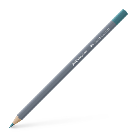 Rechizite Școlare - Creion colorat aquarelle turcoaz cobalt deschis 154 goldfaber fa