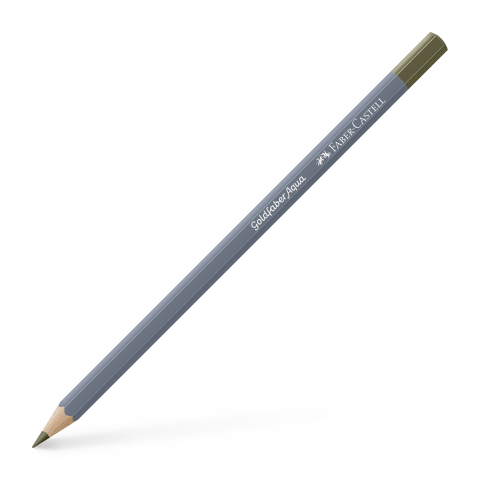 Rechizite Școlare - Creion colorat aquarelle verde oliv galbui 173 goldfaber faber-c