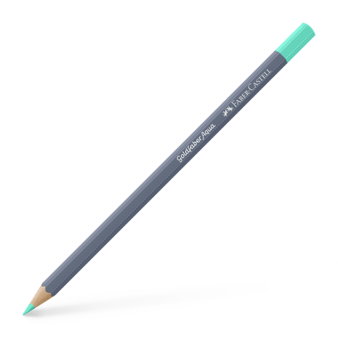Rechizite Școlare - Creion colorat aquarelle verde phtalo pastel 461 goldfaber faber-castell