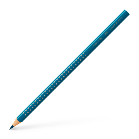 Rechizite Școlare - Creion colorat grip 2001 turcoaz cobalt faber-castell