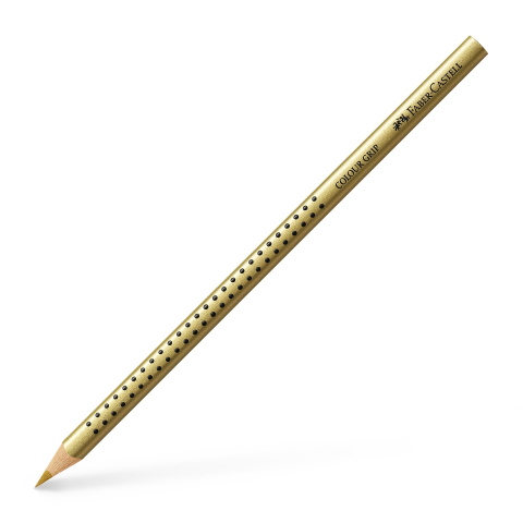 Rechizite Școlare - Creion colorat grip auriu faber-castell