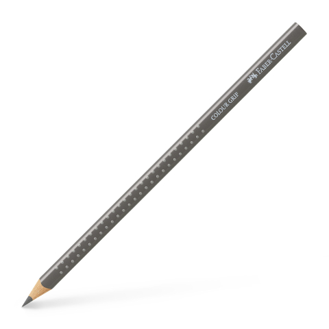 Rechizite Școlare - Creion colorat grip gri cald iv faber-castell