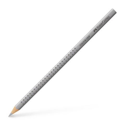 Rechizite Școlare - Creion colorat grip gri rece iv faber-castell