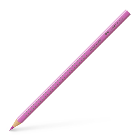 Rechizite Școlare - Creion colorat grip magenta deschis faber-castell