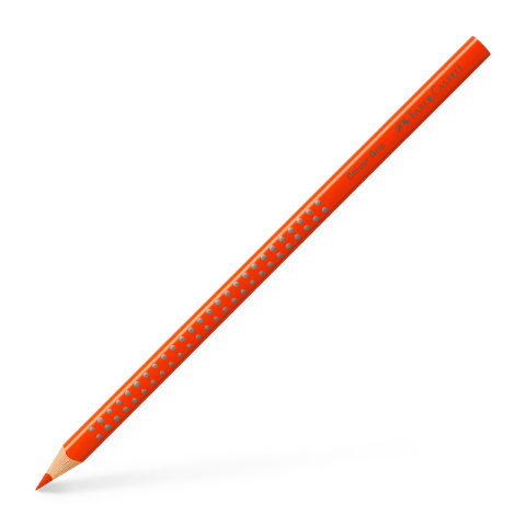 Rechizite Școlare - Creion colorat grip portocaliu faber-castell