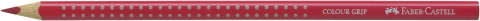Creion colorat grip rosu caramiziu faber-castell [1]