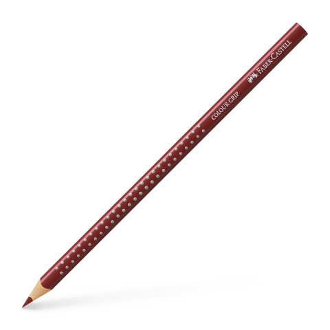 Rechizite Școlare - Creion colorat grip rosu indian faber-castell