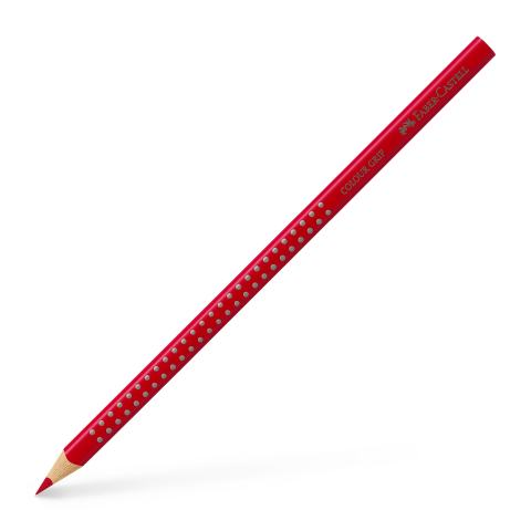 Rechizite Școlare - Creion colorat grip rosu intens faber-castell
