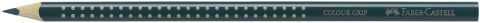 Creion colorat grip verde cobalt inchis faber-castell [1]