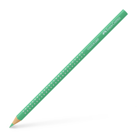 Rechizite Școlare - Creion colorat grip verde phtalo deschis faber-castell